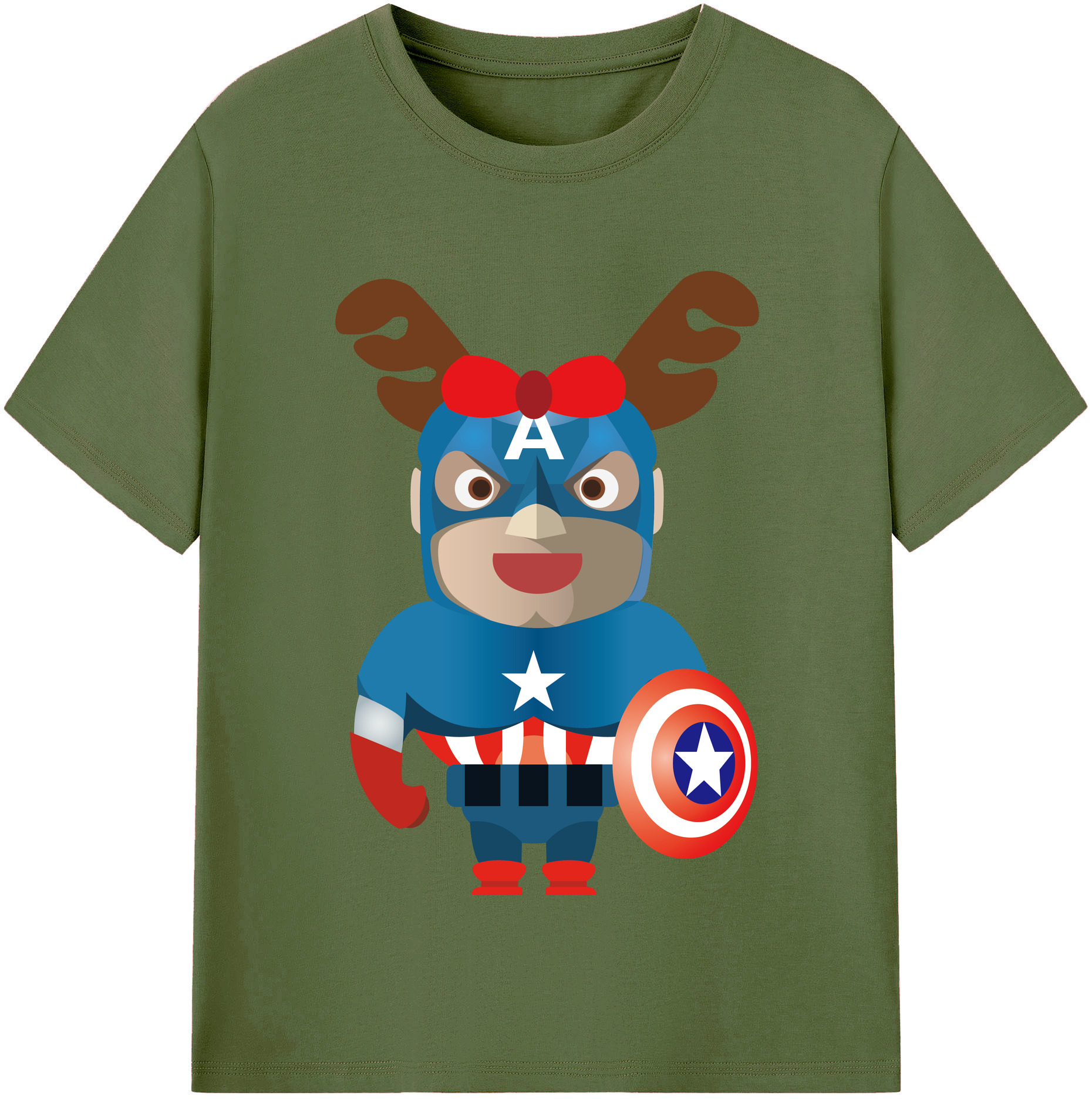 （画像用） アベンジャーズ The Avengers 綿100％半袖Tシャツ（フロントプリント）